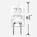Anyray One Bulb G8 20W 20-Watt 120V T4 Light Bulb JCD Type GY8.6 Base 110V-130 Volt 1.38 Inch Long