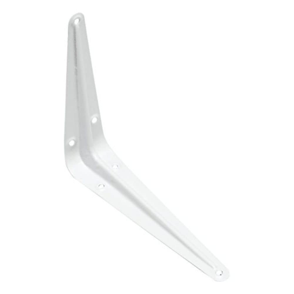 Merriway BH05482 (4 Pcs) London Style Shelf Brackets 200 x 150mm (8 x 6 Inch) White - Pack of 4 Pieces
