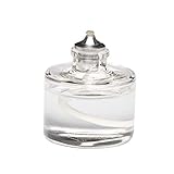 Firefly Refillable, Clear Glass Unscented Tealight Candles - 5 Pack - Bulk - Long Burning Tea Lights - Cotton Wick and Holder Included