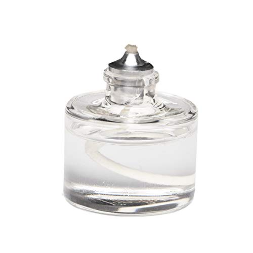 Firefly Refillable, Clear Glass Unscented Tealight Candles 5 Pack