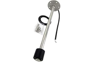 NEWMAIX Marine Fuel Sending Unit,Kus 450mm 240-33ohmSender Boat Fuel Water Level Sensor Fuel Level Tank Sending Unit for Boat Truck Car RV (450mm, Standard American 240-33 ohms)