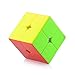 D-FantiX Qiyi 2x2 Speed Cube Stickerless Magic Cube Puzzle