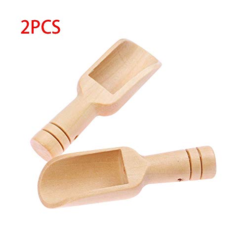 ARRIVEOK 2pcs Traditional Wooden Tea Spoon Mini Sugar Scoop Chinese Style Teaspoons Washing Powder H ARRIVEOK 2pcs Traditional Wooden Tea Spoon Mini Sugar Scoop Chinese Style Teaspoons Washing Powder H