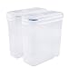 Tosnail 2 Pack Cereal Container Food Storage Container Airtight Watertight Cereal Keeper Cereal Dispenser