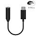 Fonus 3.5mm Female To Type-C Male Headset Adapter Audio Jack USB-C Port Earphone Converter Supports Hands-free Microphone Compatible With Motorola Moto Z, Z2, Z3, Force Droid Models ONLY