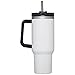 Stanley Adventure Reusable Vacuum Quencher Tumbler with Straw, Leak Proof Lid, Insulated Cup, Maintains Heat for 5.5 Hours, Cold for 9 Hours, and Ice for 40 Hours - 40oz