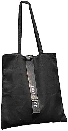 ASAPS Canvas Tote Bag Black Print Design