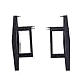 MBQQ Rustic Decor T-Shape Table Legs, Heavy Duty Metal, 15.7'H x 17.7'W, Dining & Desk, Industrial Modern, DIY Iron Bench Legs