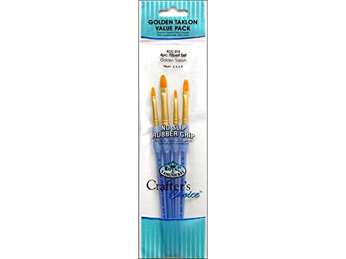 Royal Golden Taklon Filbert Artist Brush Set - Rcc 213 - Single