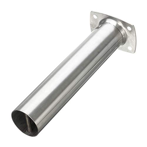 Tanchen 316 Stainless Steel Fishing Rod Holder Flush Mount Polished 90 Degree Narrow Top