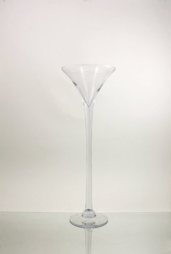 Amazon Com Wgv Clear Martini Glass Vase 23 Inch Home Kitchen