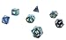 DND Dice Sets Polyhedral 7-Die Dice Peacock Dice for Dungeons and Dragons Tabletop Games Dice
