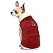 EXPAWLORER Polar Fleece Vest - Warm Soft Pullover Sleeveless Dog Jacket with Small Pocket, Cold Winter Coat for Small Medium Large Dogs (Red, S)