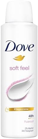 Dove Soft Feel Antiperspirant Deodorant Spray 150ml Set of 6 view 2