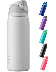 Owala FreeSip Insulated Stainless-Steel Water Bottle with Locking Push-Button Lid