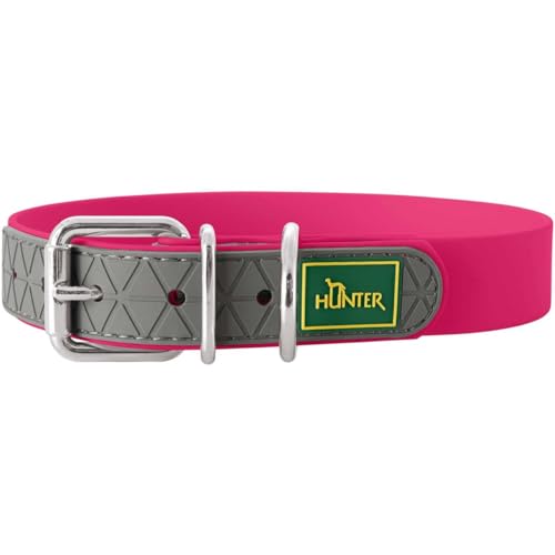 HUNTER CONVENIENCE Hundehalsband, Kunststoffmaterial, 60 L, himbeer