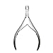 Rui Smiths Professional Cuticle Nippers | Precision Surgical-Grade Stainless Steel Cuticle Trimmer, French Handle, Double Spring, 4mm Jaw (Quarter Jaw)