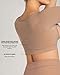 Leonisa Seamless Upper Arm Shaper Slimming Compression Vest with Posture Corrector, Beige, Small