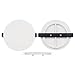 Wallo APR-0501 Round Access Panel, 4.75-Inch Speaker Hole Cover for Drywall Walls and Ceilings. Perfect for providing service area for Plumbing/Wiring Applications and Electrical Access Panels
