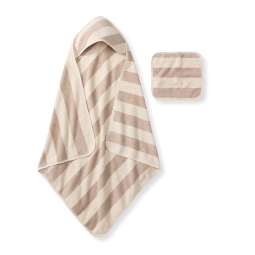Burt's Bees Baby Hooded Woven Terry Towels Organic Cotton, Unisex Bath Essentia…
