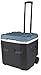 Igloo Max Cold Quantum 52 Quart Roller Cooler, Jet Carbon/Ice Blue/White