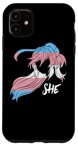 Transgender Anime - Transwoman LGBT Trans Flag Pride Case for iPhone 11