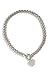 GUESS Factory Women's Silver-Tone Rhinestone Heart Necklace