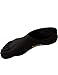 HASLRA No Show Non-Slip Excellent Stretch Premium Toe Socks 3 Pairs (BLACK-L)