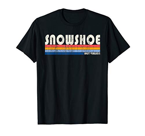 Vintage 70s 80s Style Snowshoe WV T-Shirt T-Shirt