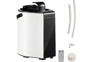 TaTalife Sauna Steamer, Portable Steam Generator, 3L Stainless Steel Pot Generator, Home SPA Fumigation Steam Machine with Touch Button, Timer Display and Remote Control