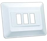 JR Products 13625 Switch Base and Face Plate - Triple