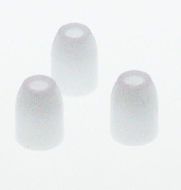 L STYLE PLASTIC CHAMPAGNE RINGS PACK OF 6 WHITE