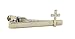Religious Silver Toned Cross Tie Clip for Boys and Men, 1 1/2 Inch