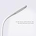 ToJane Small Table Lamps for Bedroom, LED Desk Lamp with USB Port, Gooseneck Office/Reading White La