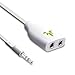 Avantree Two Way 3.5mm Dual Headphone Jack Splitter, AUX Stereo Earphone Earbuds Y Audio Split Adapter Cable Cord for Double headset, Compatible with iPhone, iPad, Samsung Phones and Tablets - TR302