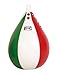 CLETO REYES Platform Leather Punching Speed Bag for Boxing, MMA, Muay Thai, Training Equipment, Classic Red, Large