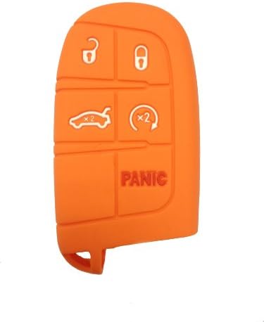 Amazon Dian Bin 5ボタンオレンジシリカゲル シリコンスマートキーカバーbyジープavailable 外装 エアロパーツ 車 バイク