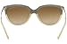 Michael Kors Women's Sue 0MK2051 55mm Milky Ivory/Black/Smoke Gradient One Size