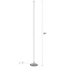 Brightech Tilt LED Floor Lamp for Living Rooms - Get Compliments: Modern Standing Pole Light for Family Rooms, Bedrooms & Offices - Bright, Dimmable Contemporary Lighting - Platinum Silver