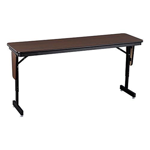 Norwood Commercial Furniture Adjustable-Height Folding Panel Leg Training Table, 60