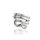 Earcuff 9WAVELOOPLSS Sterling Silver