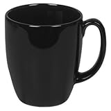 Corelle Livingware 11-Oz Black Stoneware Mug (Set of 4)