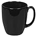 Corelle Livingware 11-Oz Black Stoneware Mug (Set of 4)