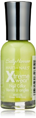 Sally Hansen Hard as Nails Xtreme Wear, Green with Envy, 0.4 Fluid Ounce Sally Hansen Hard as Nails Xtreme Wear, Green with Envy, 0.4 Fluid Ounce