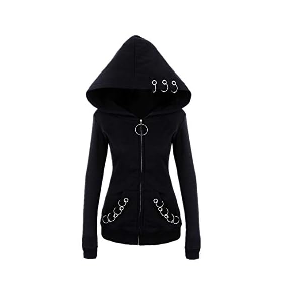 Women-Gothic-Zip-up-Witchcraft-Hoodie-Punk-O-Ring-Long-Sleeve-Sweatshirt-Jacket-Coat-4XL