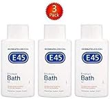 E45 Emollient Bath Oil 500 ml Pack of 3 - Bath Additive