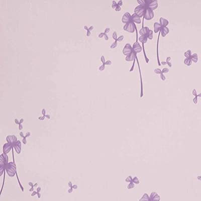 Purple Wallpaper Purple Flowers Vintage Style Fresh Morden