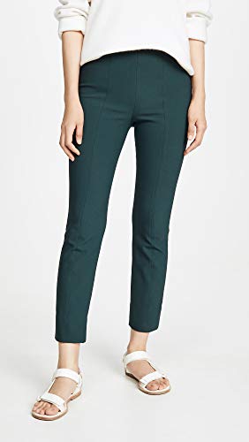 Vince Women's Stitch Front Seam Leggings, Dark Watercress, Green, Small