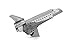 Fascinations Metal Earth Space Shuttle Discovery 3D Metal Model Kit