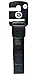 Betta 1.5 Inch Wide Men's Elastic Stretch Belt with Fully Adjustable High-Strength Buckle (Large, Black)